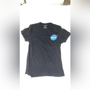 Black graphic T-shirt